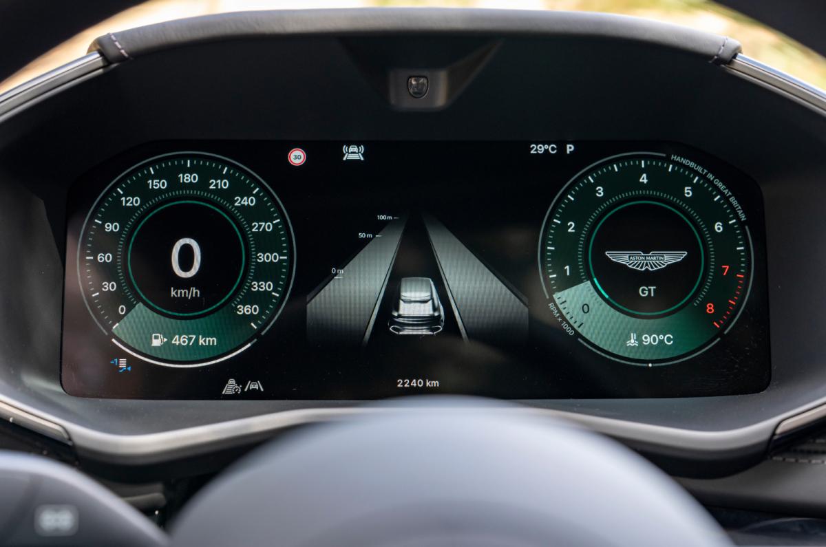 Aston Martin DBX S driver display