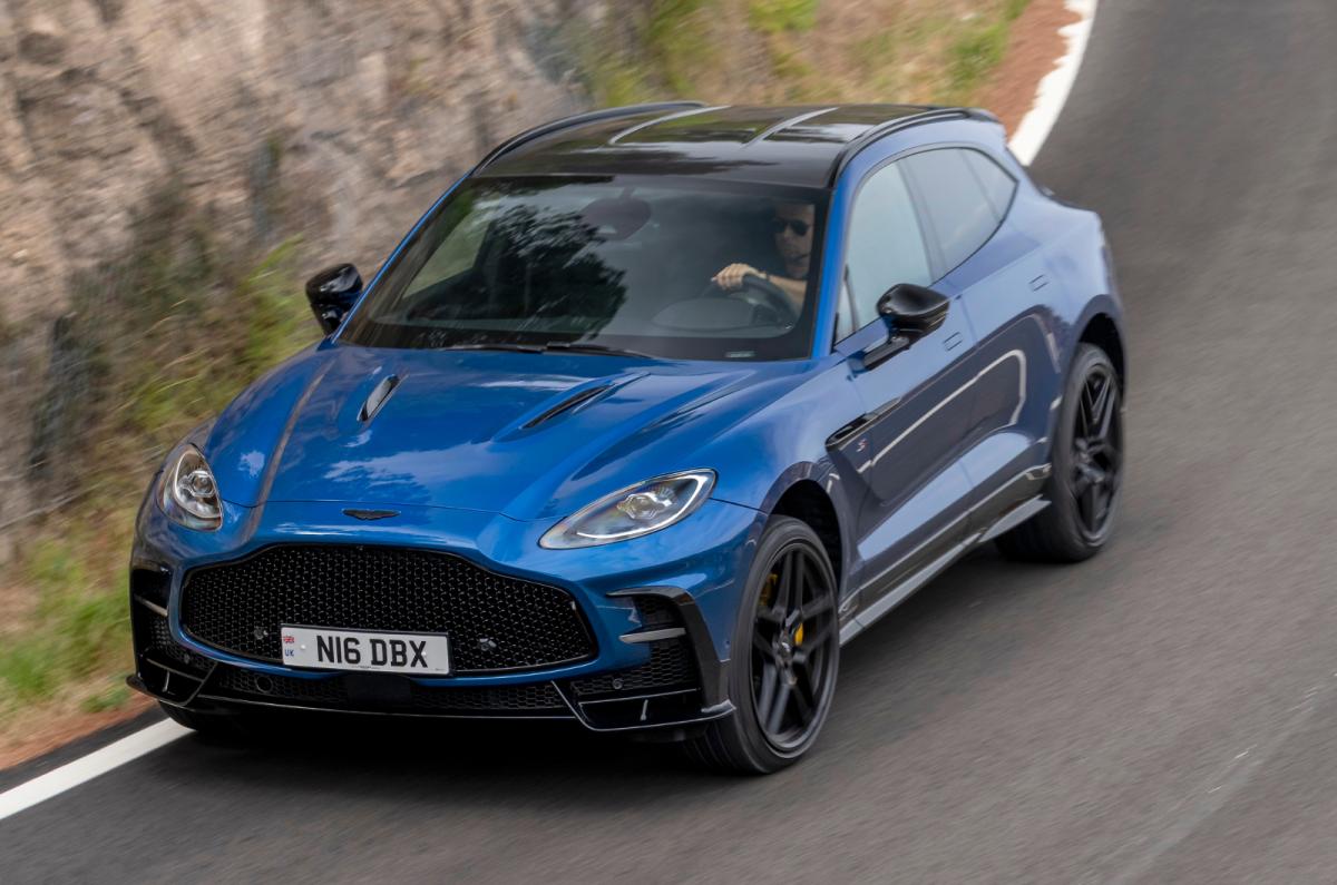 Aston Martin DBX front cornering