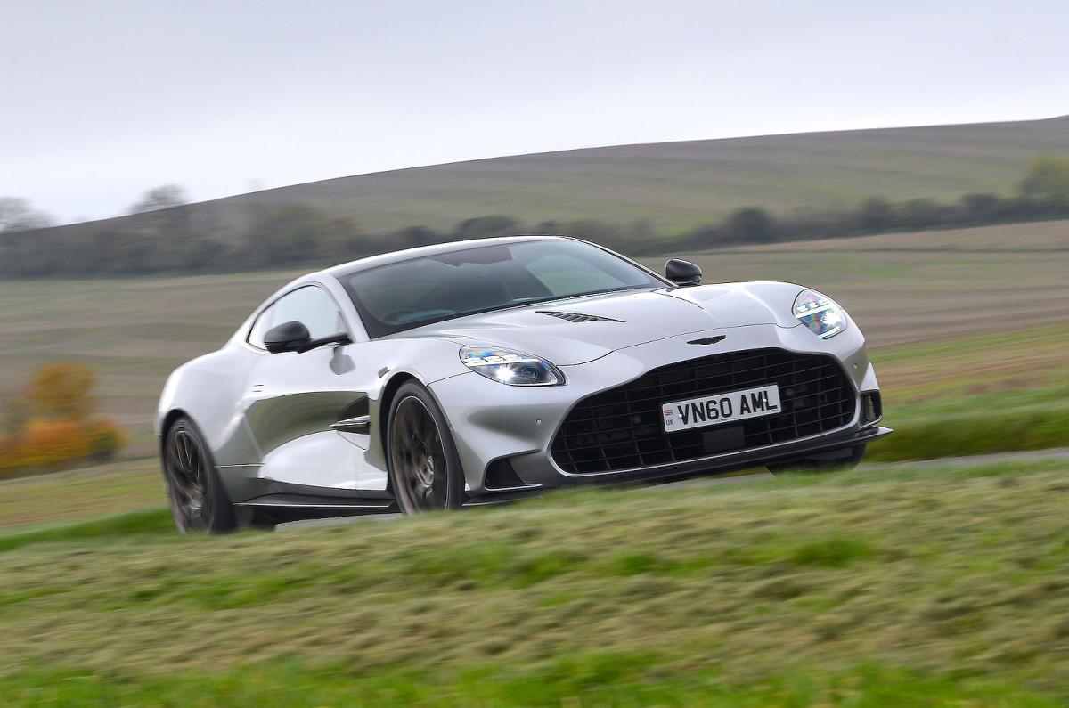 Aston Martin Vanquish front right driving