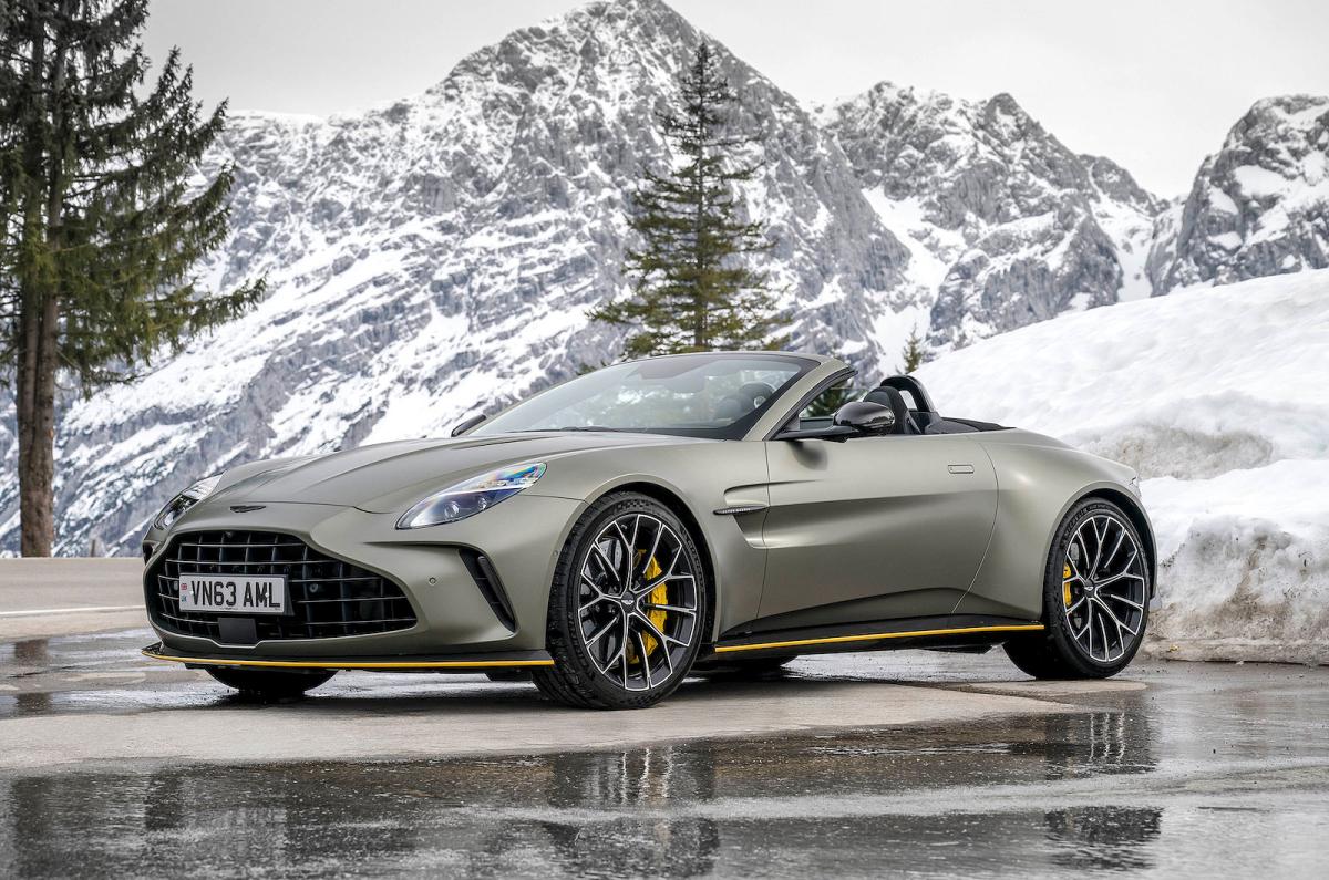 Aston Martin Vantage Roadster front left static