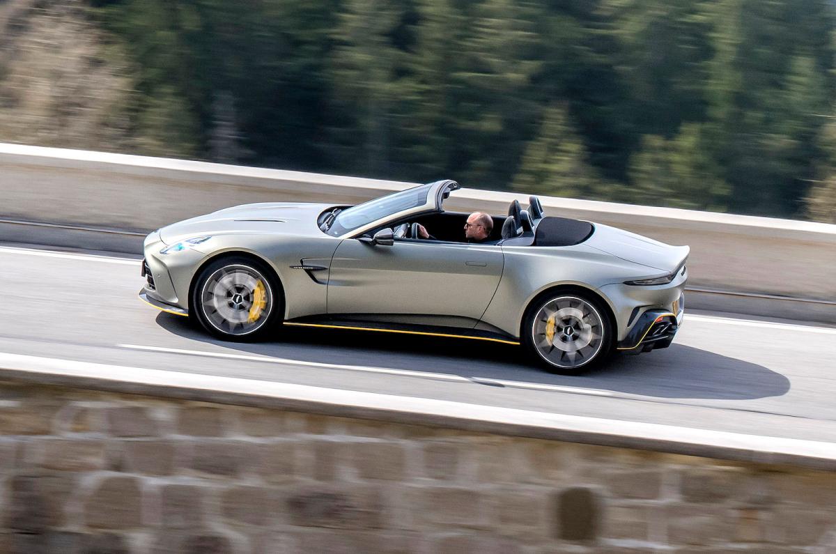 Aston Martin Vantage Roadster left driving