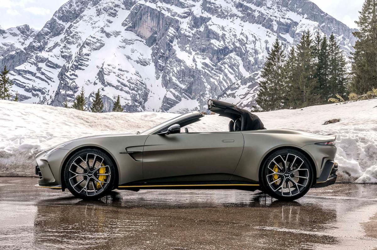 Aston Martin Vantage Roadster left static