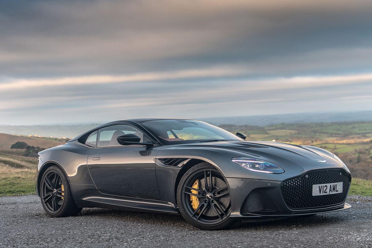 Aston Martin DBS Superleggera front three-quarter static