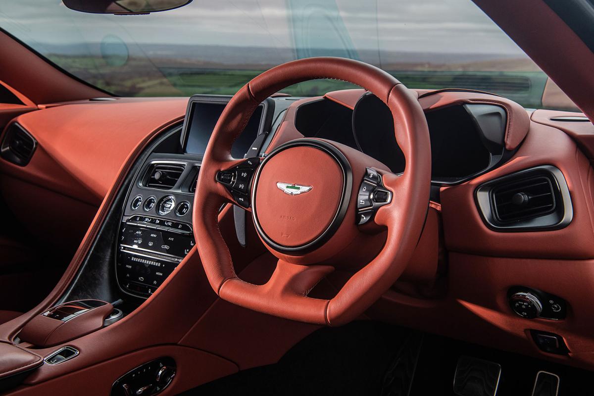 Aston Martin DBS Superleggera dashboard version two