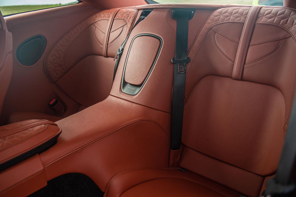 Aston Martin DBS Superleggera rear seats
