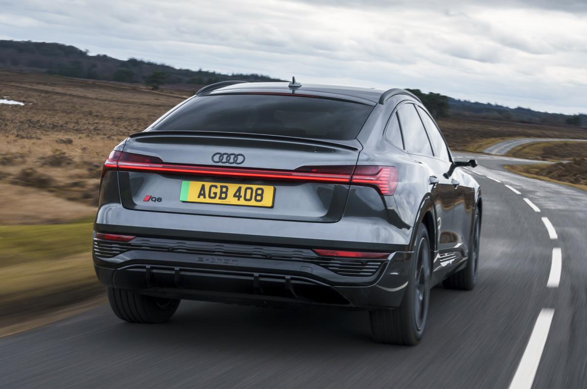 Audi Q8 Sportback e-tron rear cornering