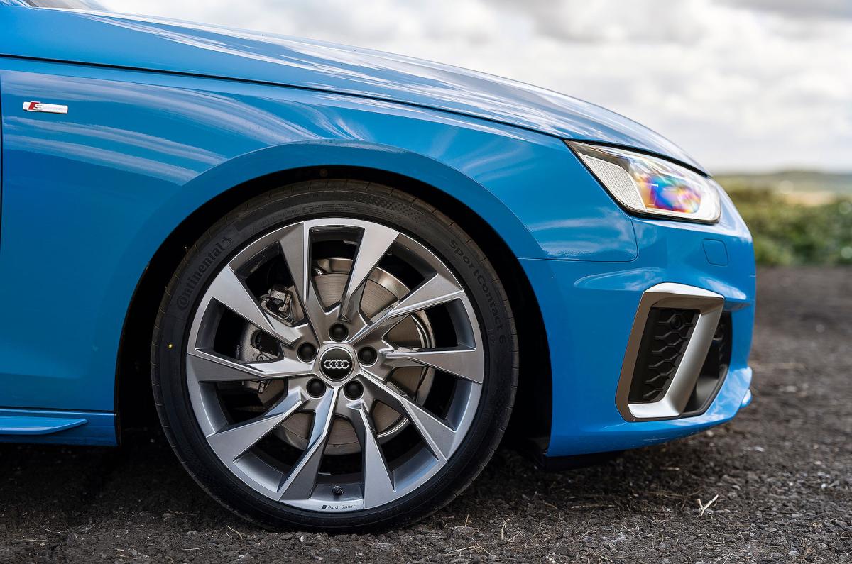 Audi A4 alloy wheel detail