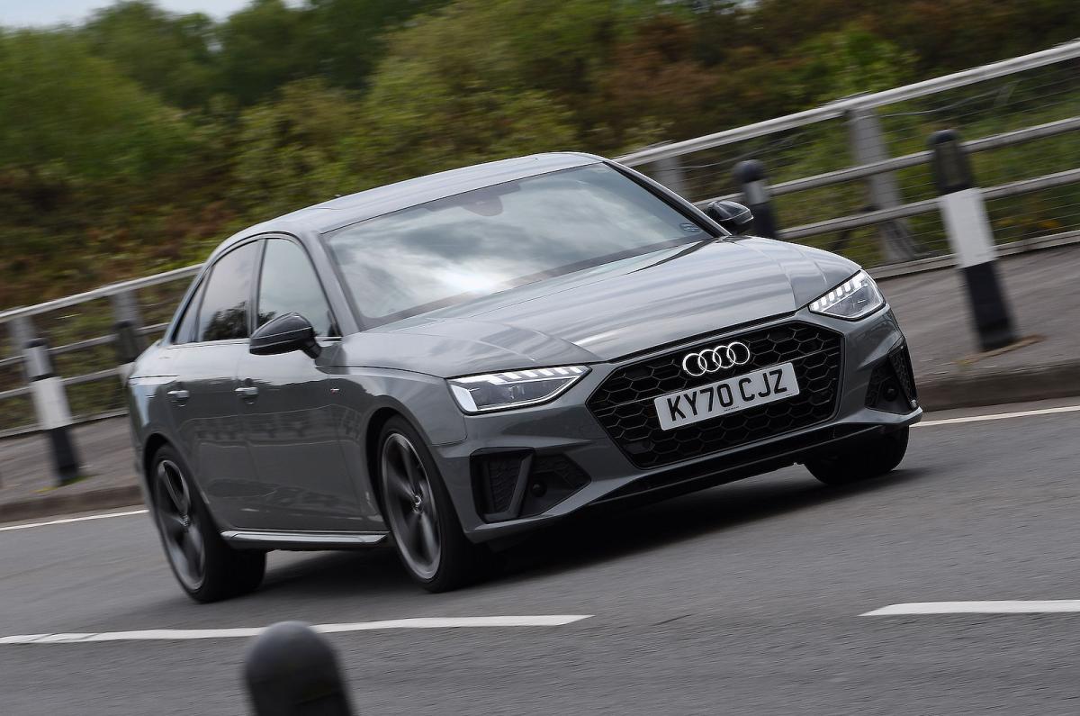 Audi A4 front right tracking