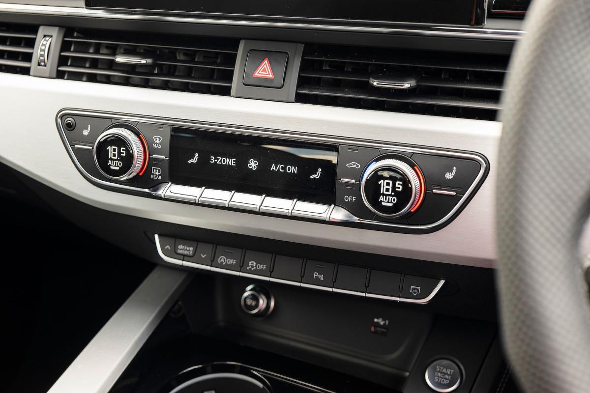 Audi A4 interior detail