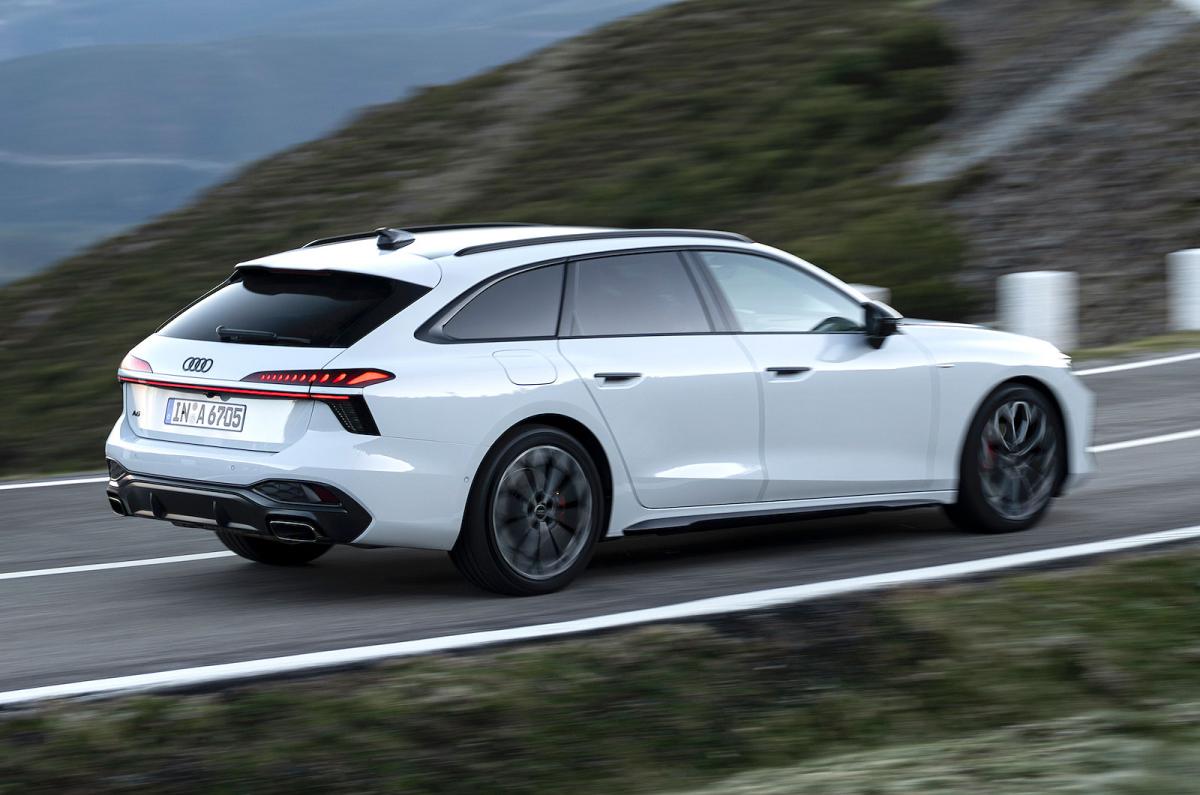 Audi A6 Avant right driving