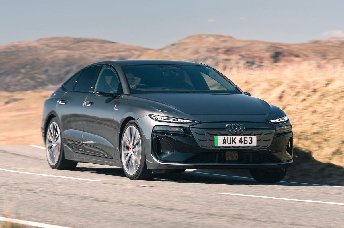 Audi A6 Sportback e-tron front right driving