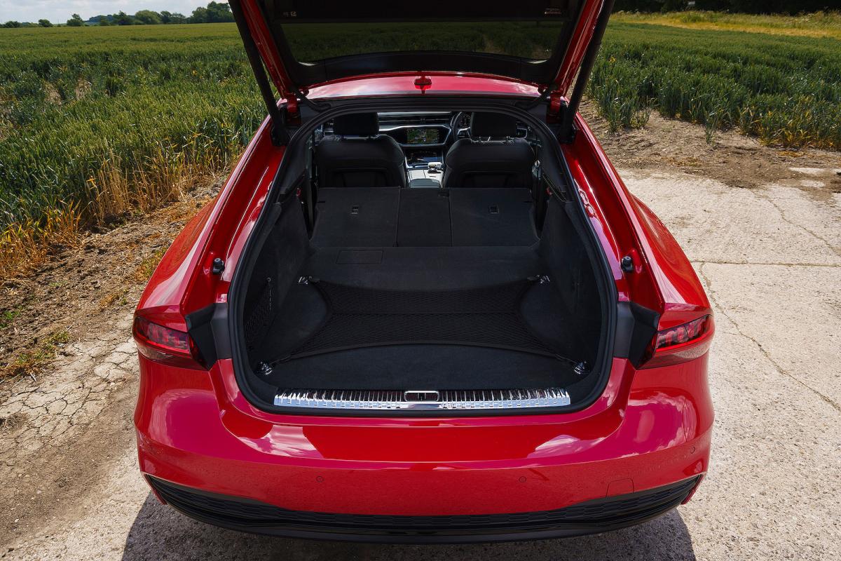 Audi A7 boot open seats down
