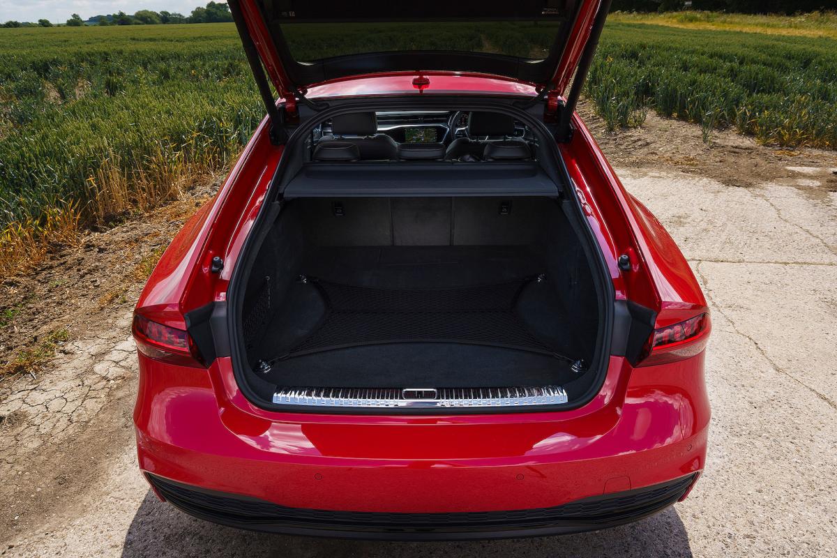 Audi A7 boot open