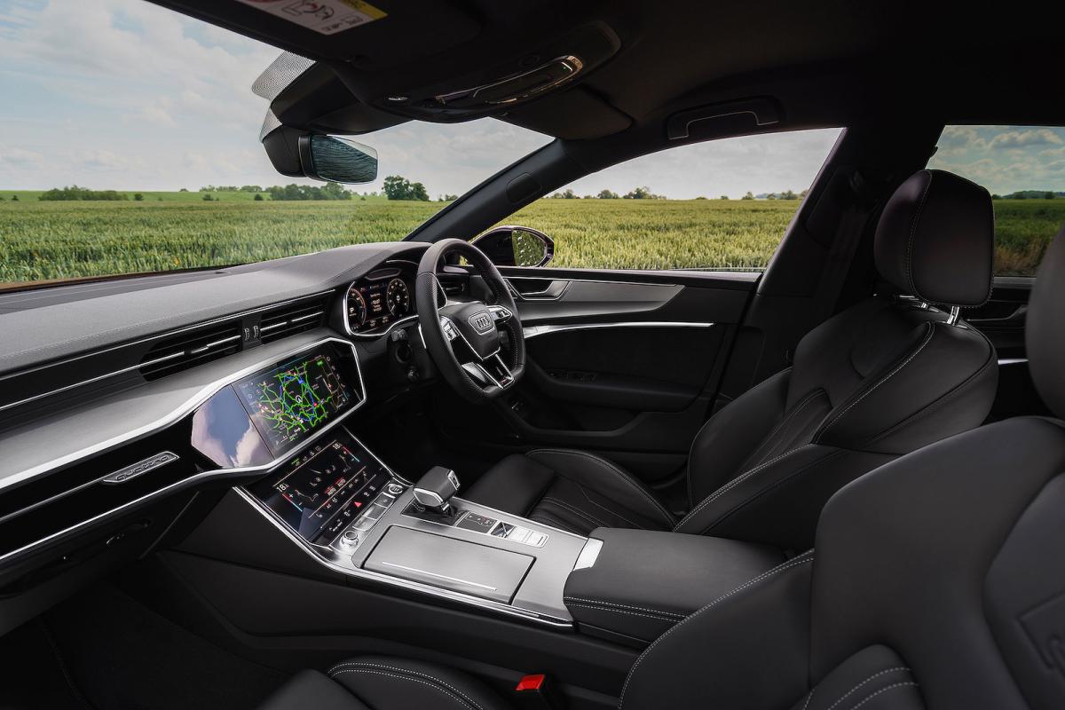 Audi A7 interior front seats