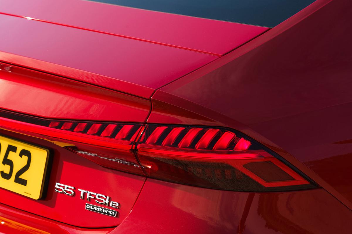 Audi A7 rear light detail