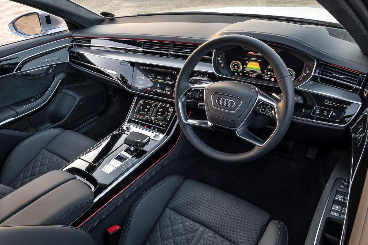 Audi A8 interior dashboard