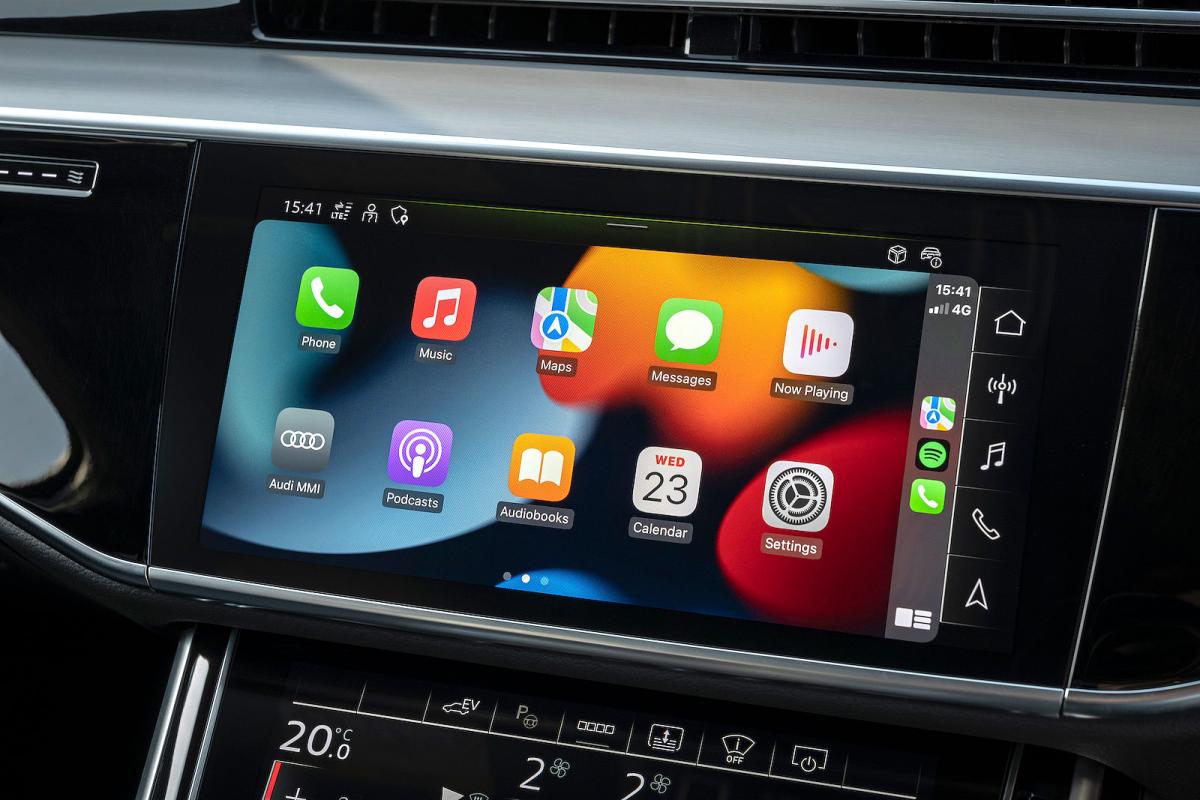 Audi A8 interior infotainment