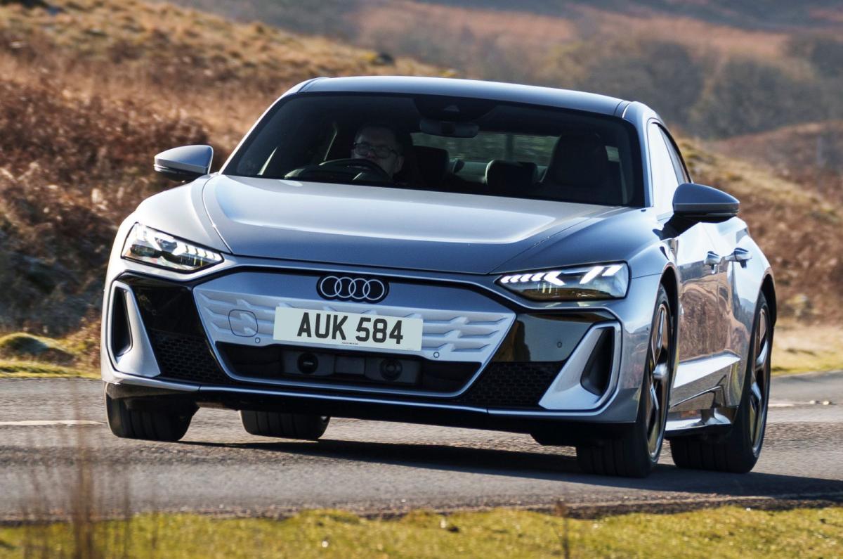 Audi e-tron GT front dynamic