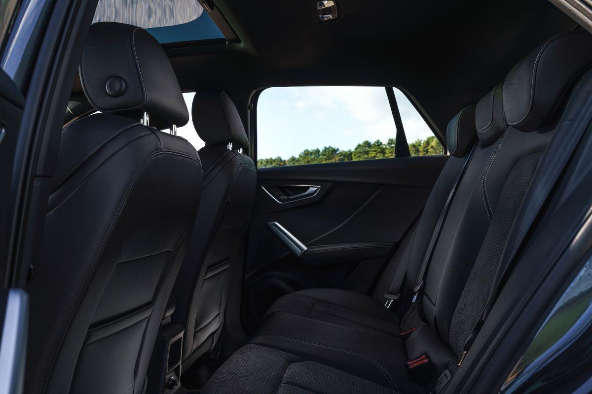 Audi Q2 interior back seats