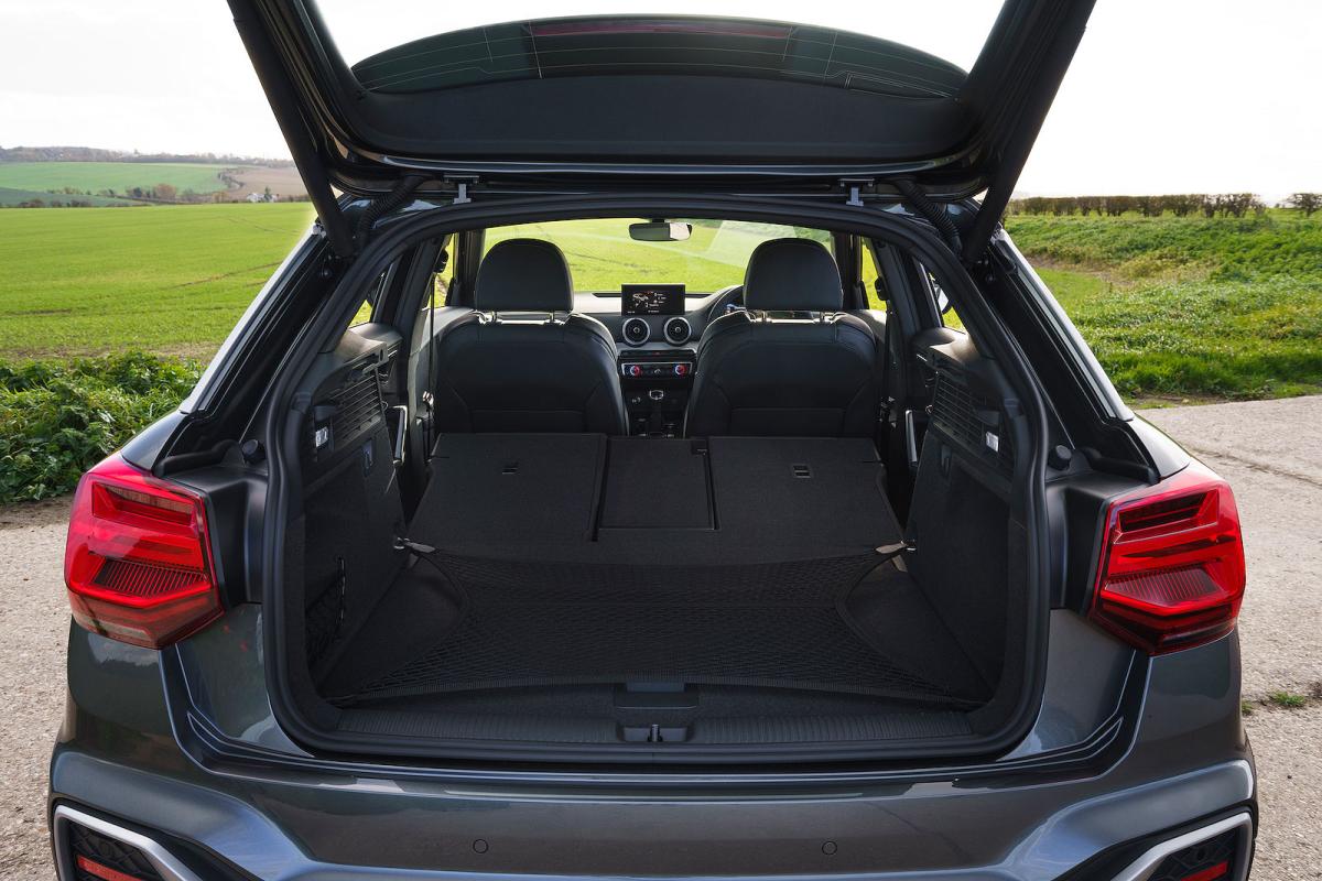 Audi Q2 boot open