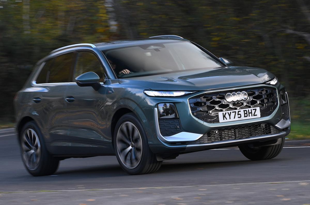 Audi Q3 driving