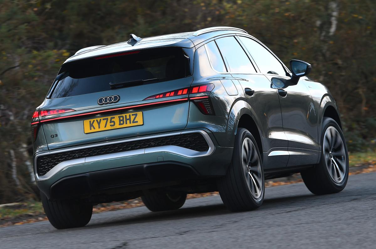 Audi Q3 rear cornering