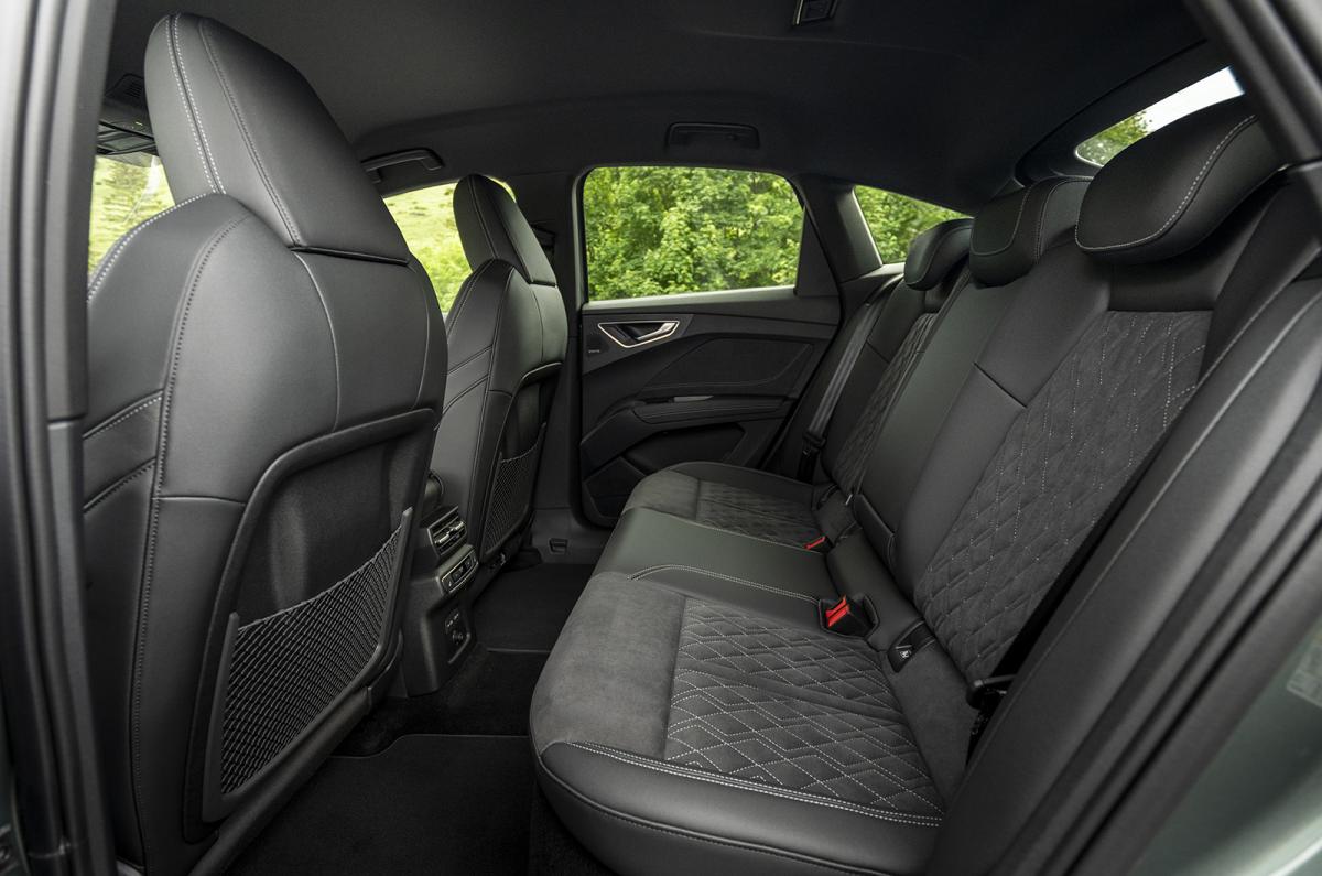 Audi Q4 e-tron Sportback rear seats