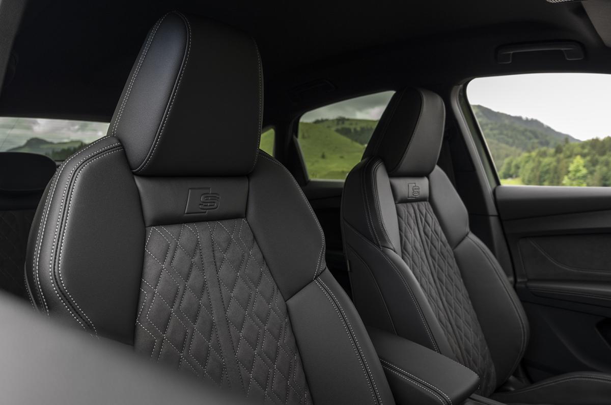 Audi Q4 e-tron Sportback seat detail