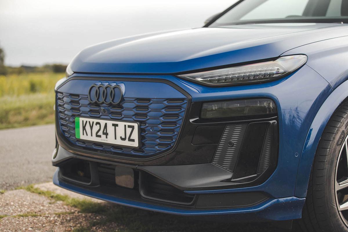 Audi Q6 e-tron front detail