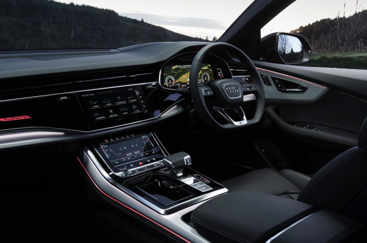 Audi Q8 interior dashboard