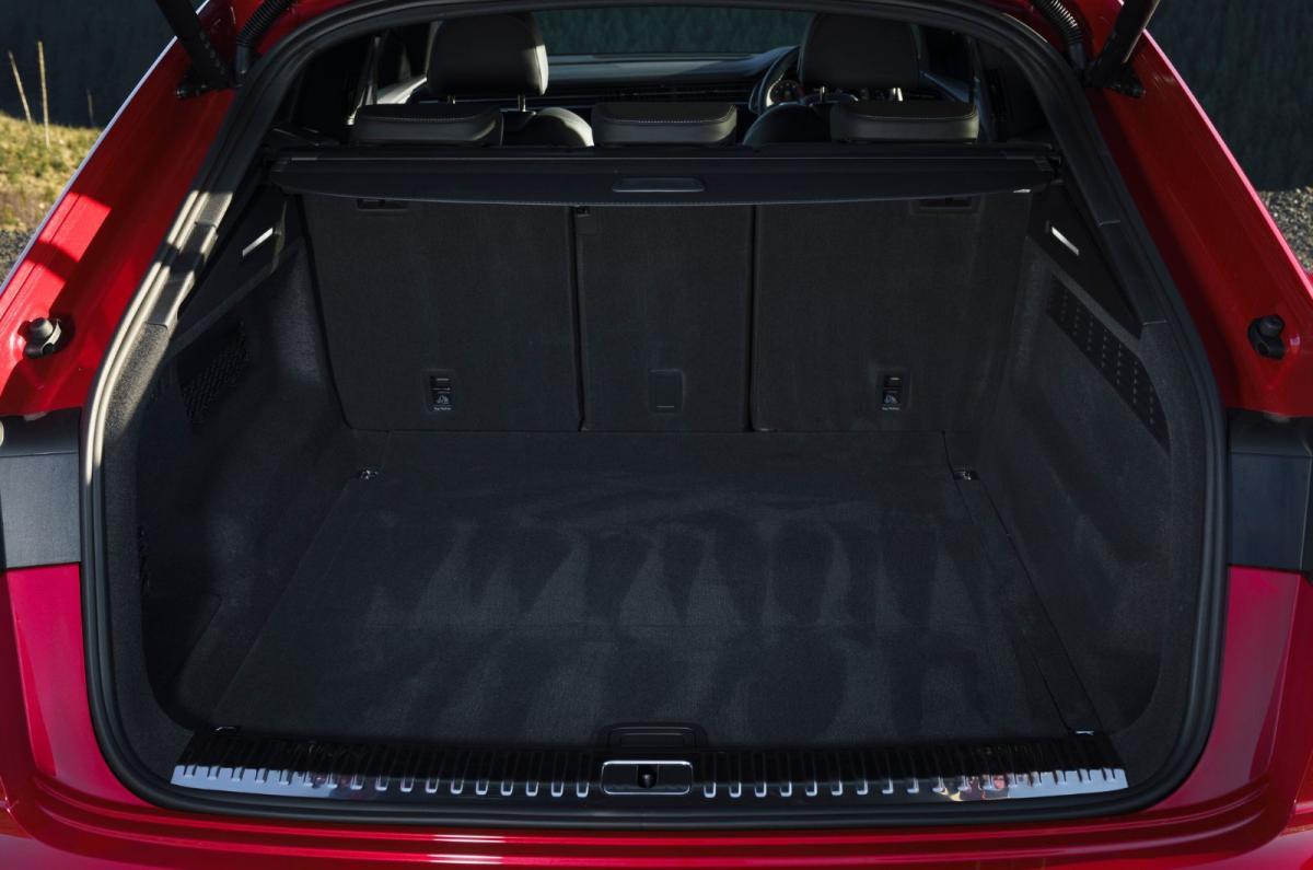 Audi Q8 boot open