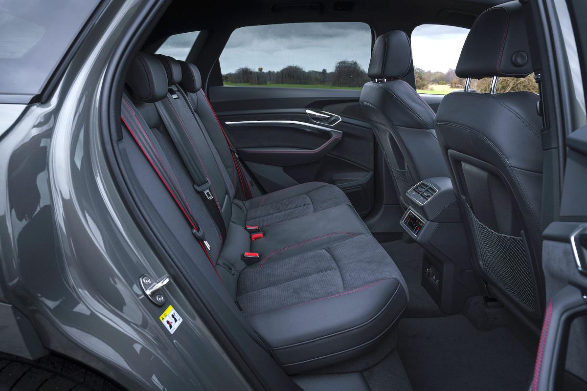 Audi Q8 Sportback e-tron interior back seats