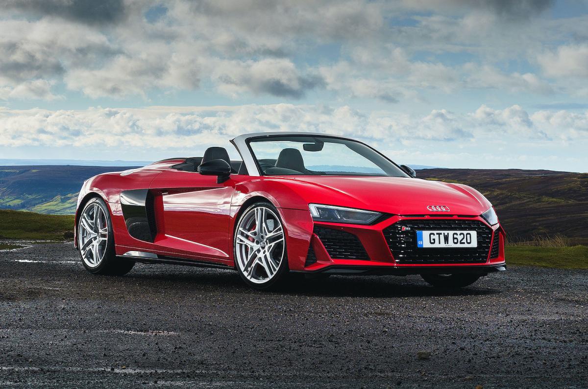 Audi R8 Spyder 2022 front right static