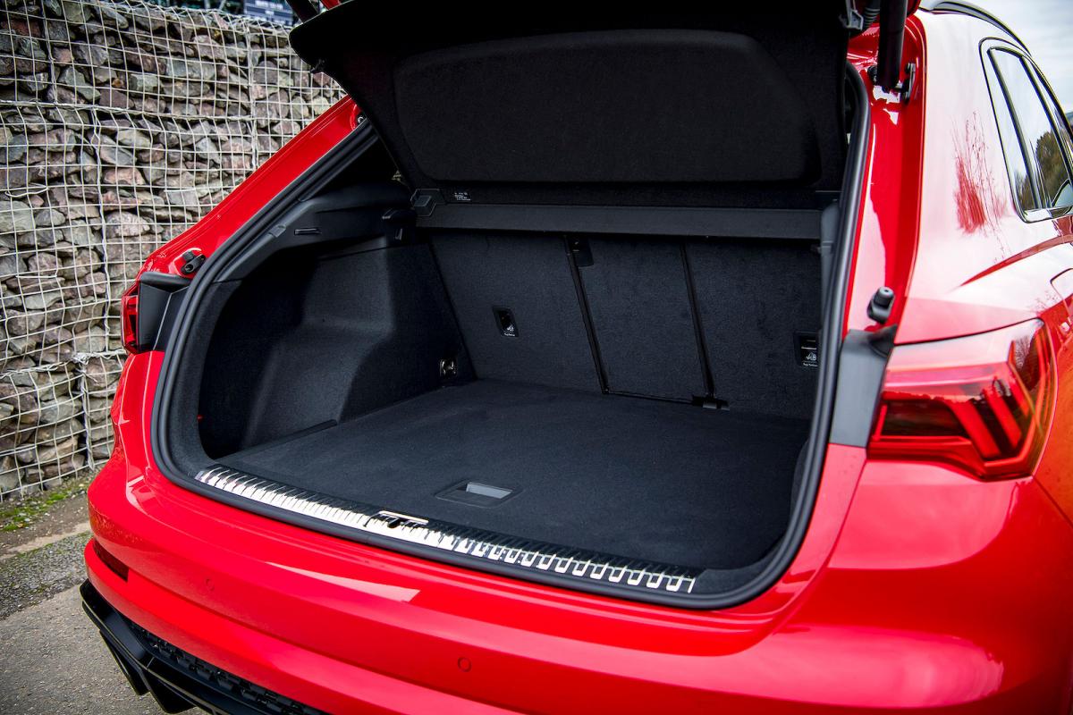 Audi RS Q3 boot open