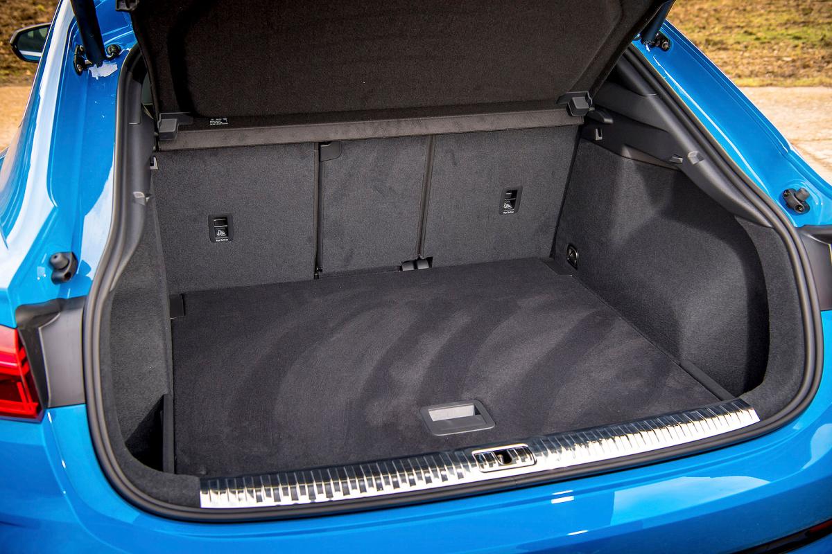 Audi RS Q3 Sportback boot open