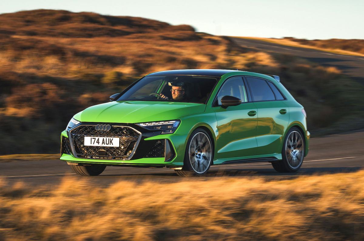 Audi RS3 front left driving