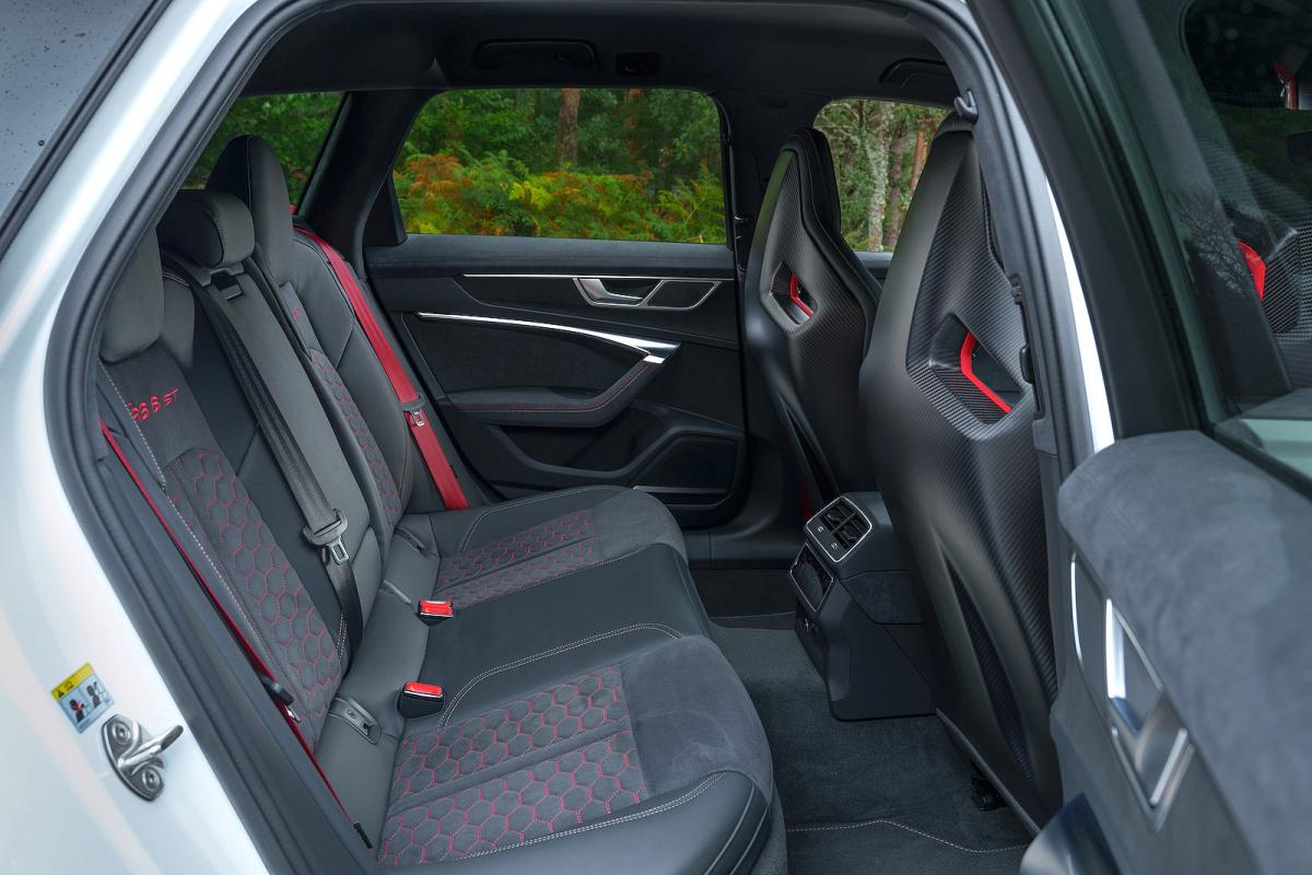 Audi RS6 Avant GT back seats