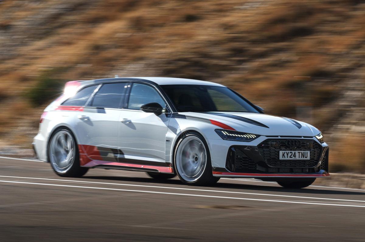 Audi RS6 Avant GT front right driving