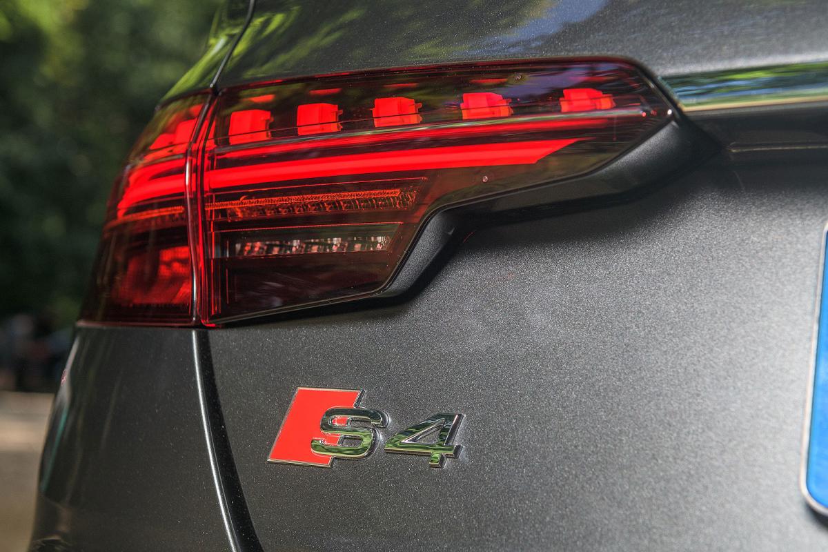 Audi S4 2022 rear lights detail