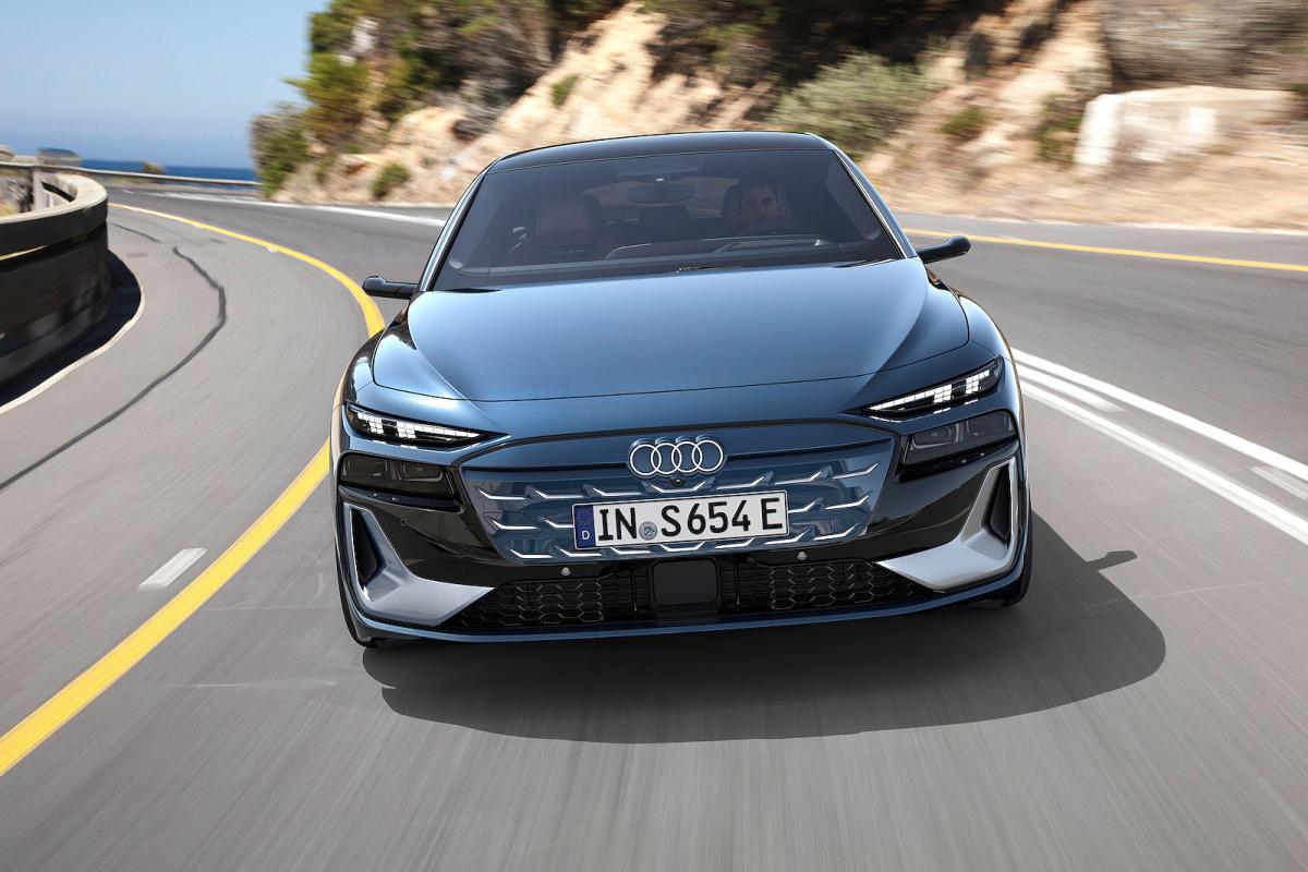 Audi S6 Avant e-tron front driving