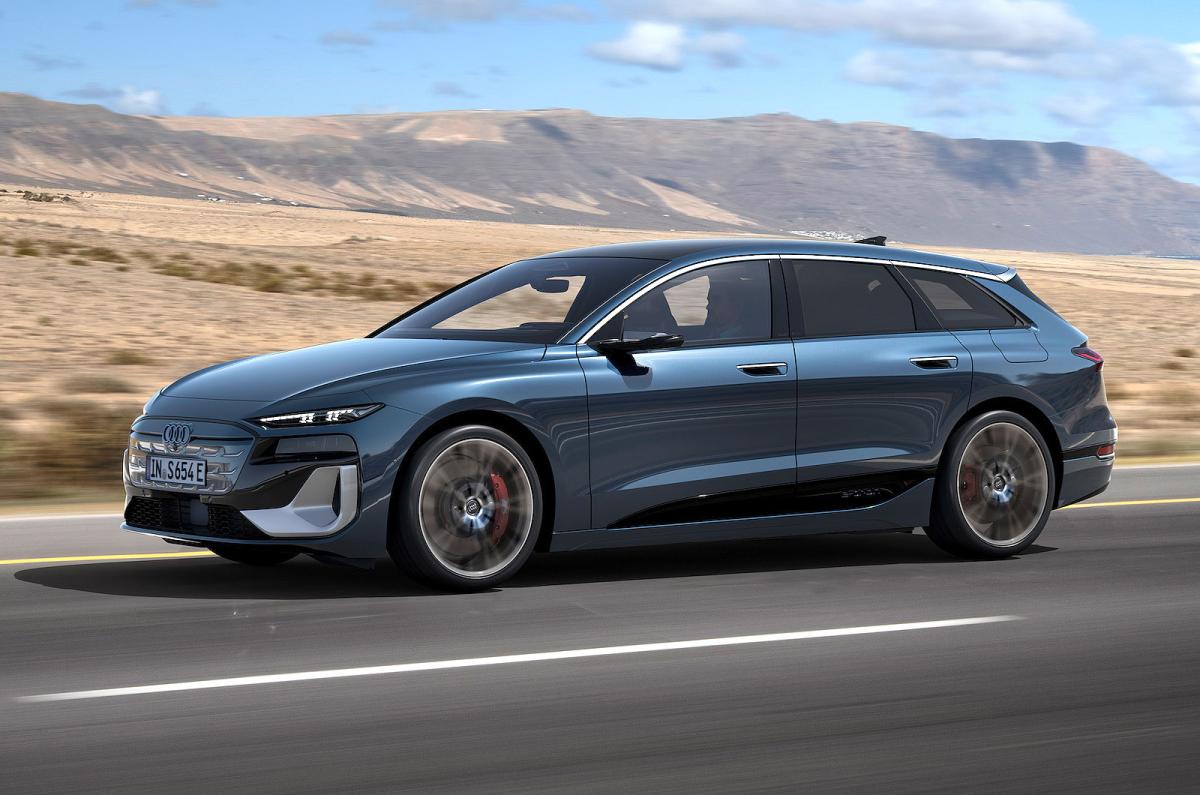 Audi S6 Avant e-tron left driving