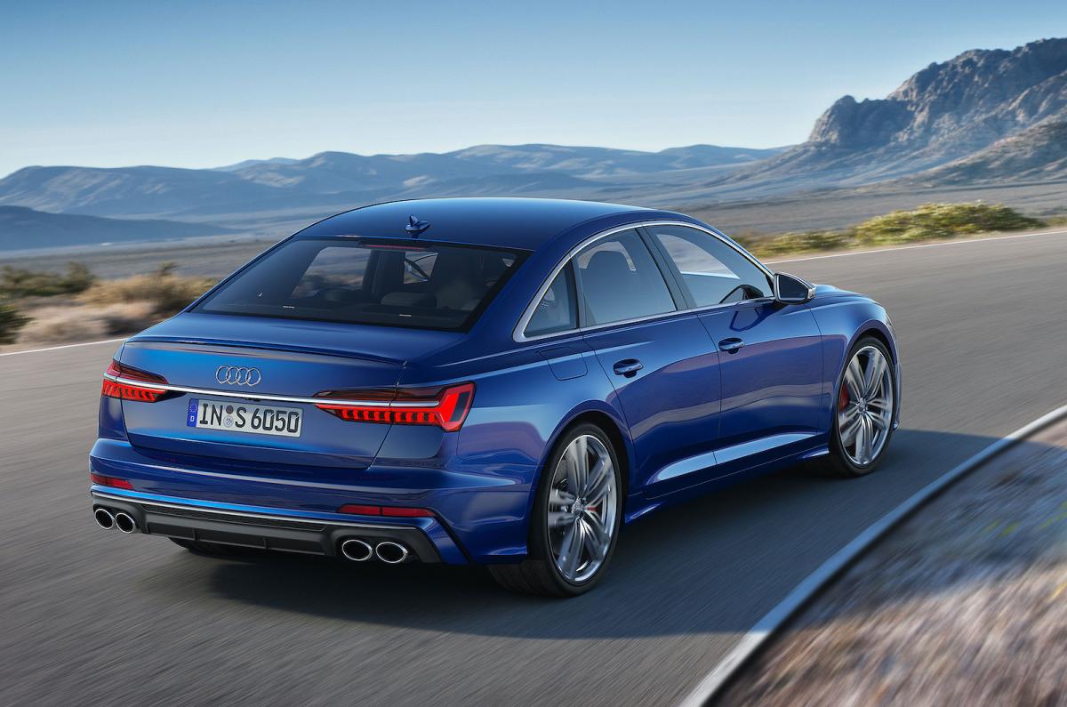 Audi S6 2022 rear cornering
