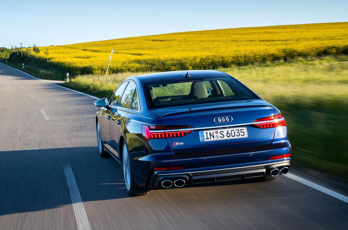 Audi S6 2022 rear left tracking