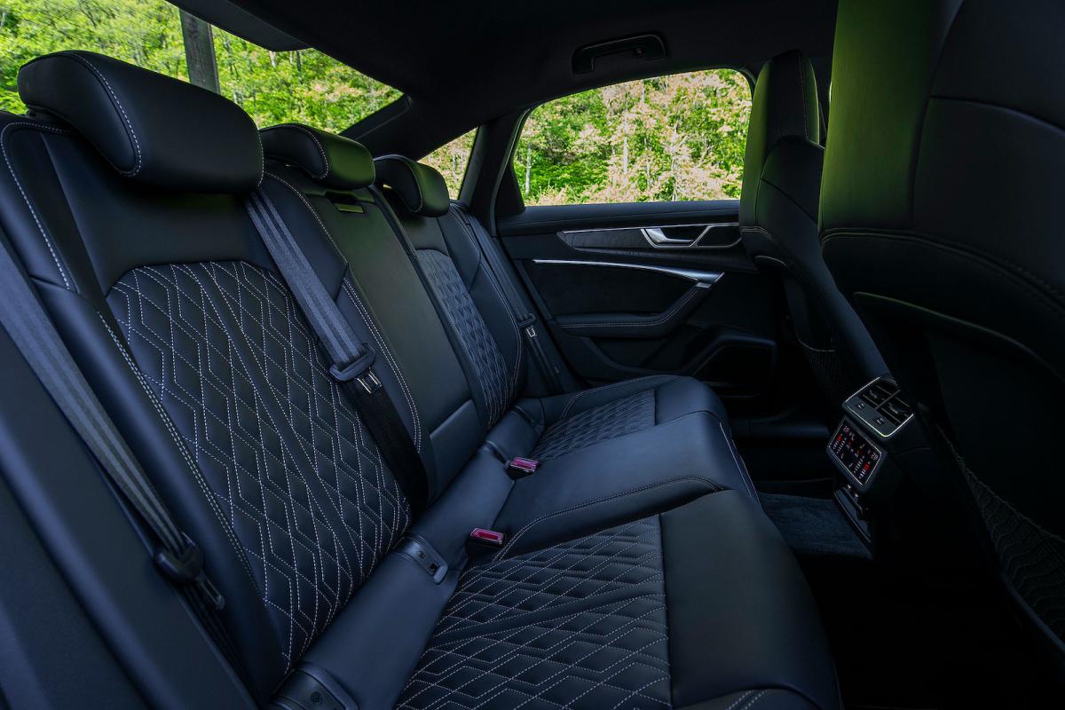 Audi S6 2022 interior rear seats