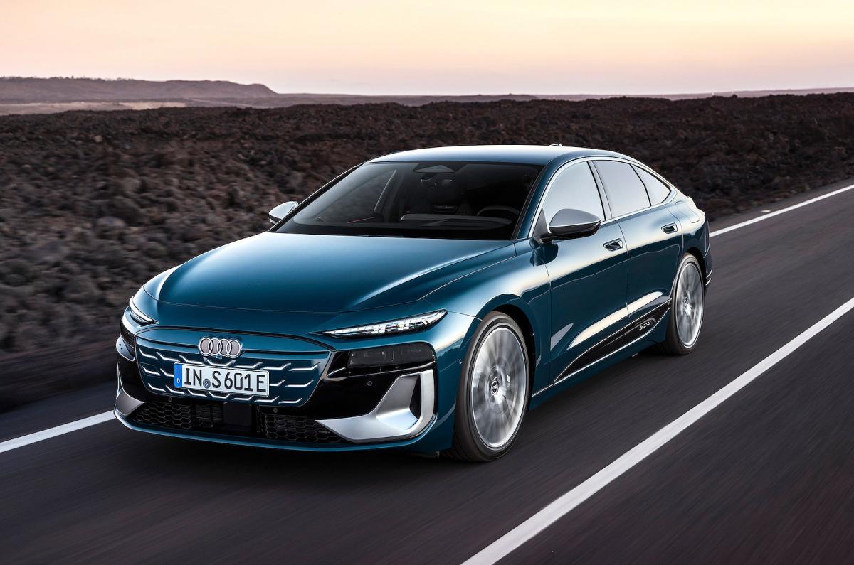 Audi S6 Sportback e-tron front left driving