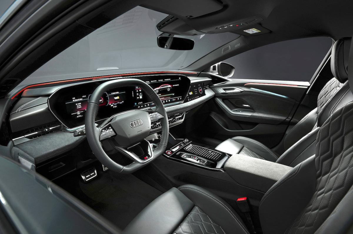Audi S6 Sportback e-tron front seats