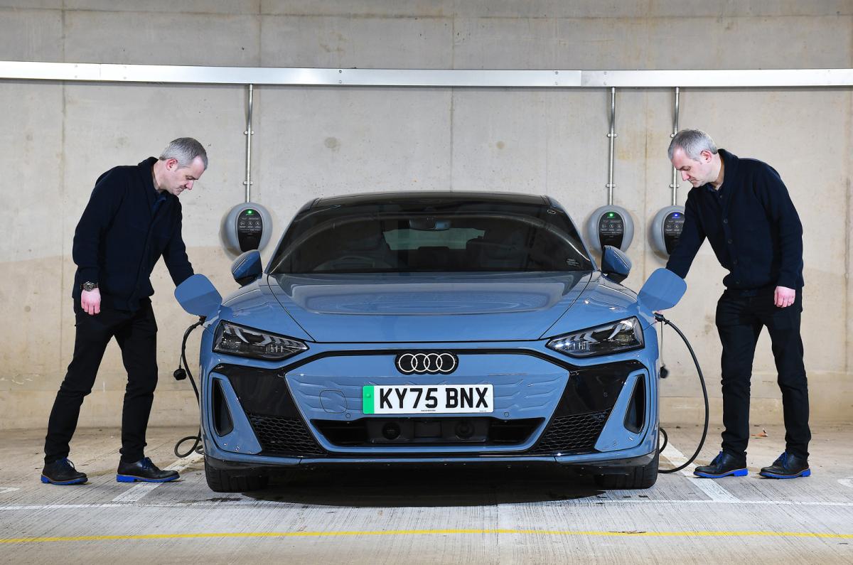 Audi E-tron GT twin charging ports