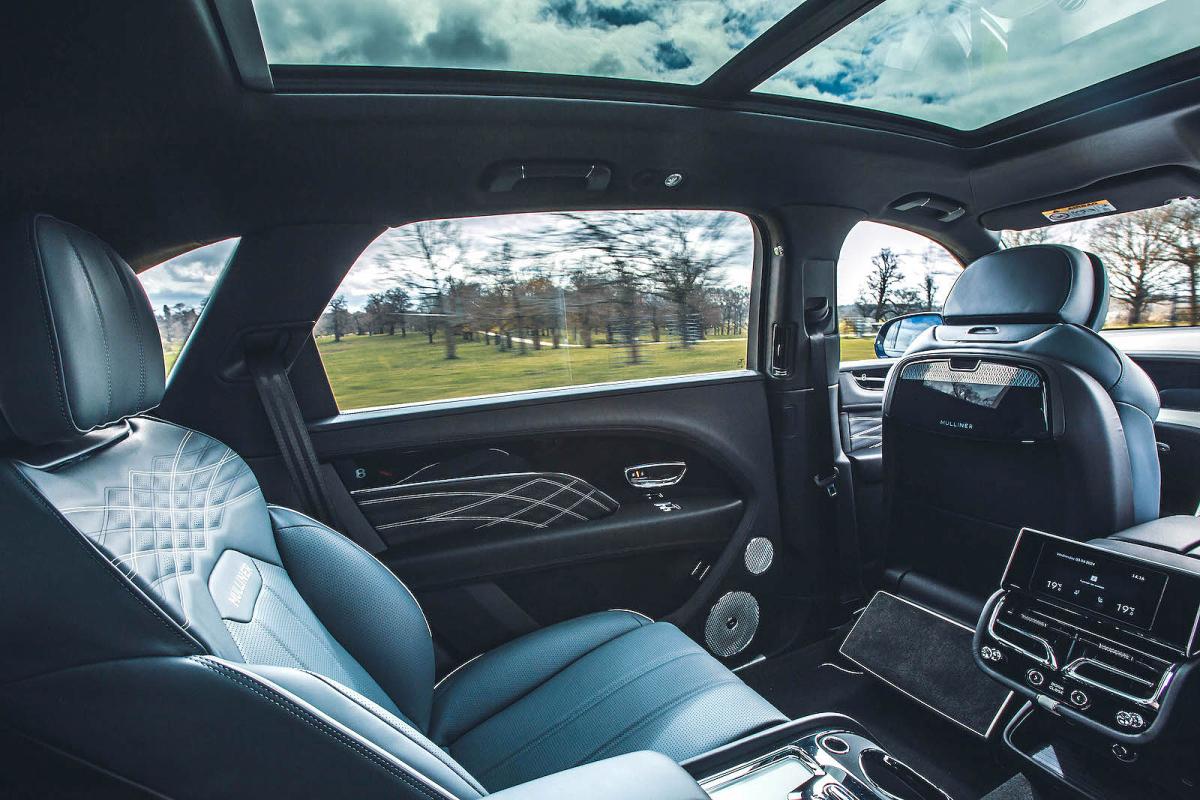 Bentley Bentayga back seat