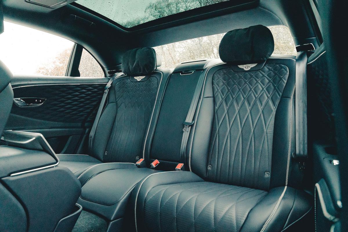 Bentley Flying Spur interior back seats