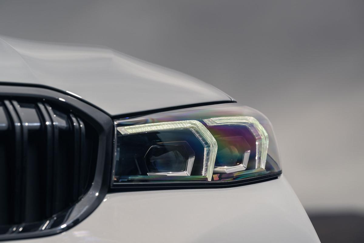 BMW 3 Series Touring headlight detail